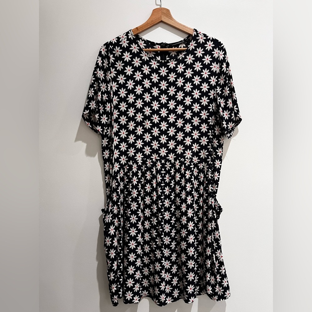 Elegant Black Floral Dress